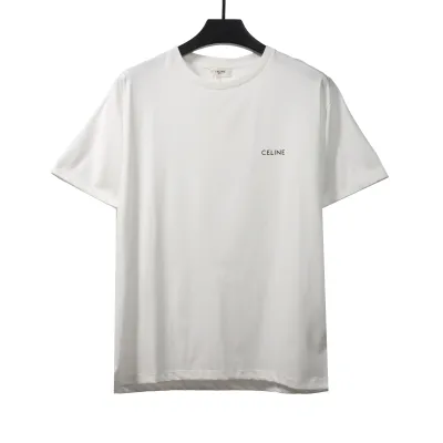Celine simple small logo short sleeve T-Shirts 01