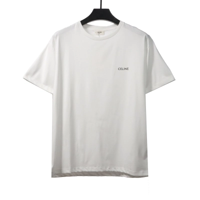  Celine simple small logo short sleeve T-Shirts 01