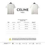 Celine simple small logo short sleeve T-Shirts