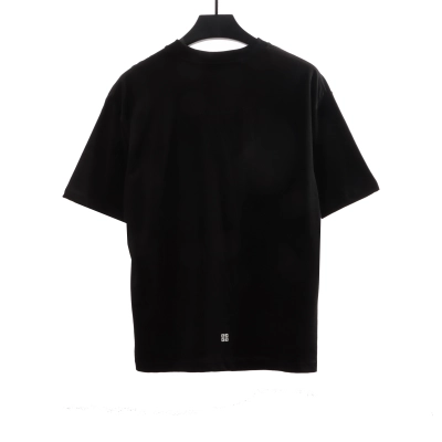 Givenchy 1952 war horse short sleeves black T-Shirts 02