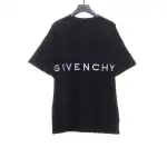 Givenchy 3D embroidery embroidered round neck short sleeves black T-Shirts