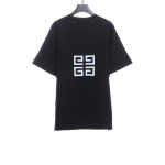 Givenchy 3D embroidery embroidered round neck short sleeves black T-Shirts