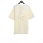 Givenchy 3D embroidery embroidered round neck short sleeves off-white T-Shirts