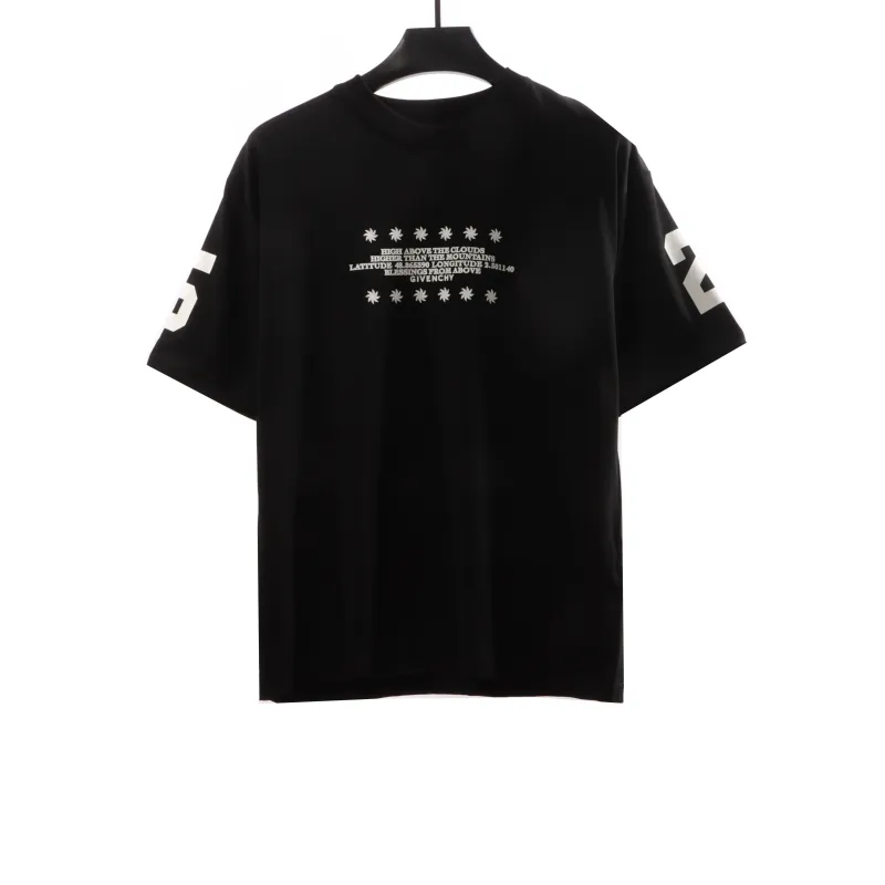  Givenchy 3D letter heart short sleeves T-Shirts