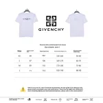  Givenchy 3D printed short sleeves white T-Shirts