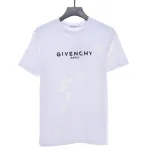  Givenchy 3D printed short sleeves white T-Shirts