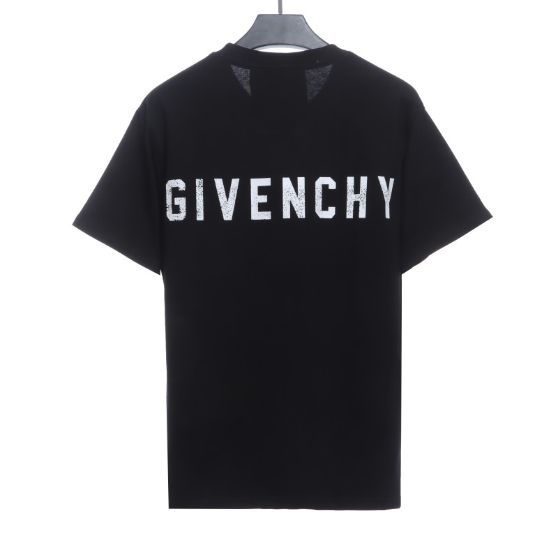  Givenchy 4G big logo short-sleeved black T-Shirts