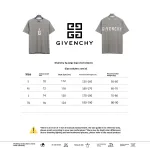  Givenchy 4G big logo short-sleeved gray T-Shirts