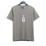 Givenchy 4G big logo short-sleeved gray T-Shirts