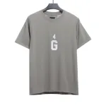  Givenchy 4G big logo short-sleeved gray T-Shirts