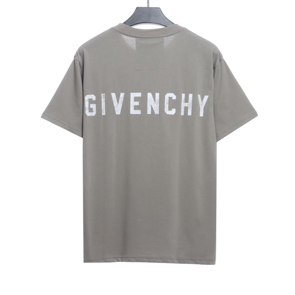 Givenchy 4G big logo short-sleeved gray T-Shirts