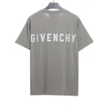  Givenchy 4G big logo short-sleeved gray T-Shirts