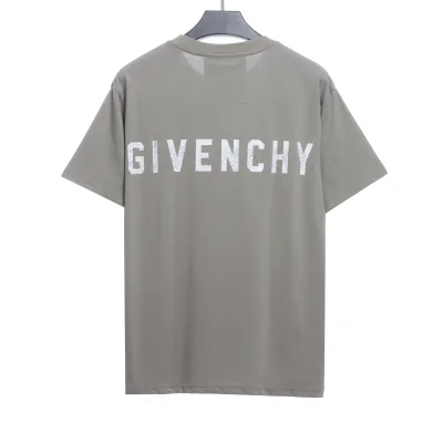  Givenchy 4G big logo short-sleeved gray T-Shirts 02