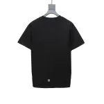 Givenchy collar feather logo short-sleeved T-shirt Black T-Shirts