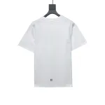  Givenchy collar feather logo short-sleeved T-shirt White T-Shirts