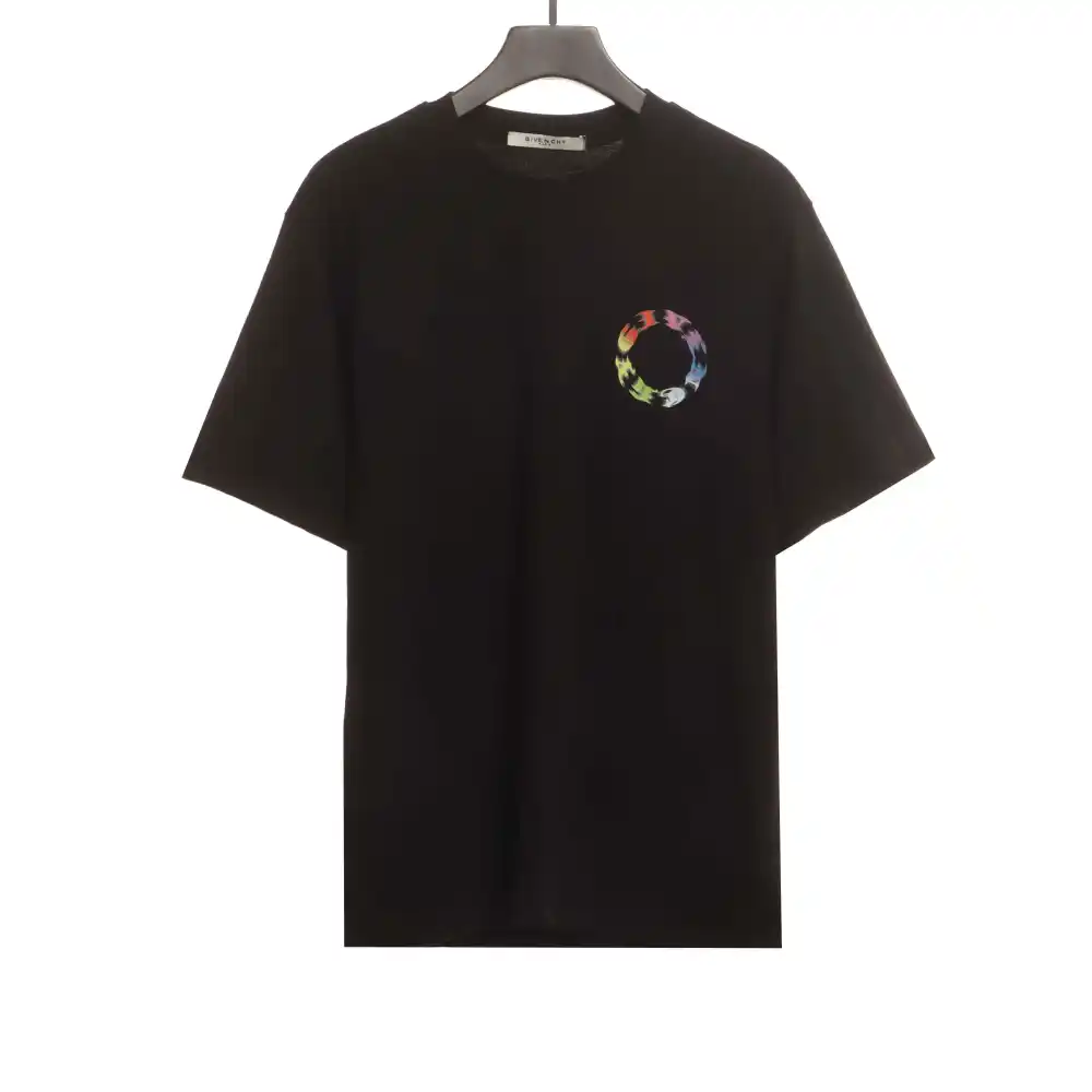  Givenchy colorful Sanskrit LOGO short sleeves T-Shirts