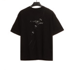 Givenchy damaged letter dislocation short sleeves T-Shirts