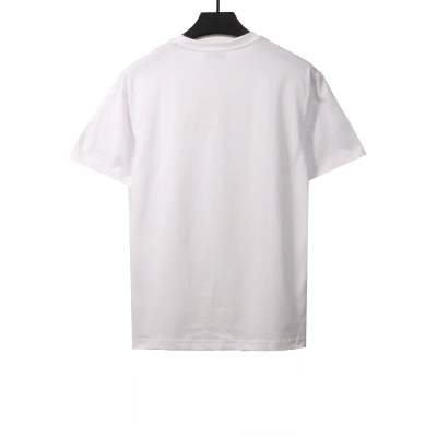 Givenchy diving great white shark print short-sleeved white T-Shirts 02