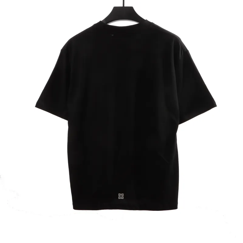  Givenchy Dragon Year Limited cartoon printed short sleeves black T-Shirts