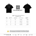 Givenchy five-pointed star necklace pendant embroidered short-sleeved black T-Shirts