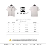  Givenchy five-pointed star necklace pendant embroidered short-sleeved white T-Shirts