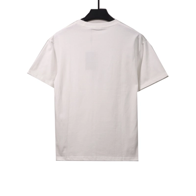 Givenchy five-pointed star necklace pendant embroidered short-sleeved white T-Shirts 02