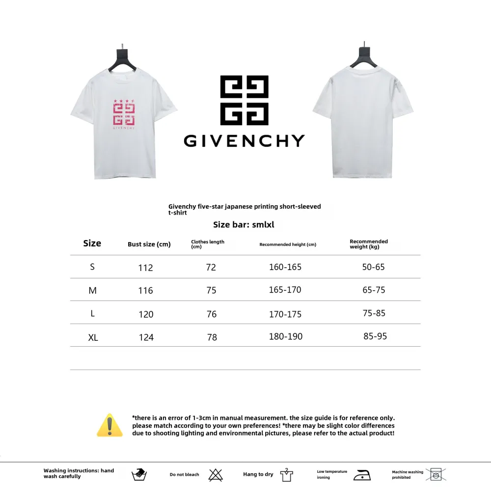 Givenchy five-star distressed print short-sleeved T-shirt White T-Shirts