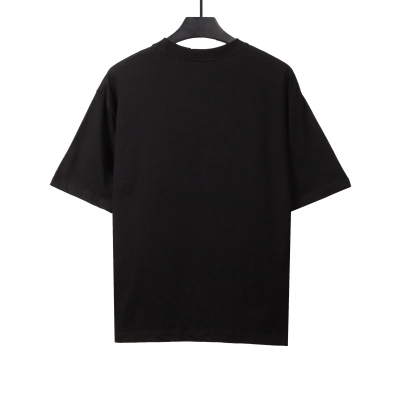 Givenchy floral quartz print short sleeve black T-Shirts 02