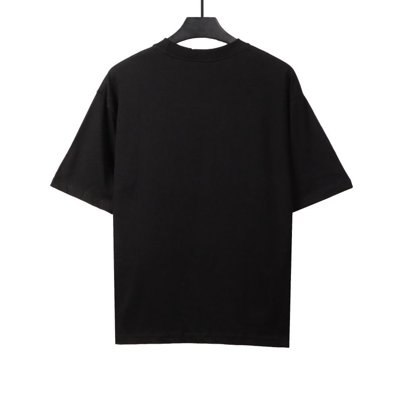 Givenchy floral quartz print short sleeve black T-Shirts