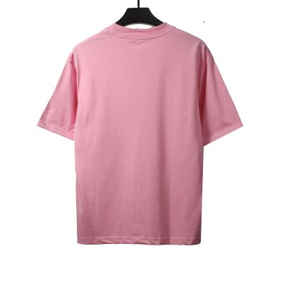 Givenchy floral quartz print short sleeve pink T-Shirts 02