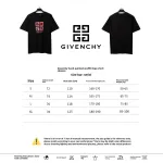  Givenchy hand-painted graffiti LOGO short-sleeved black T-Shirts