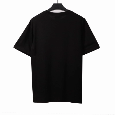 Givenchy hand-painted graffiti LOGO short-sleeved black T-Shirts 02