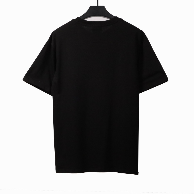 Givenchy hand-painted graffiti LOGO short-sleeved black T-Shirts