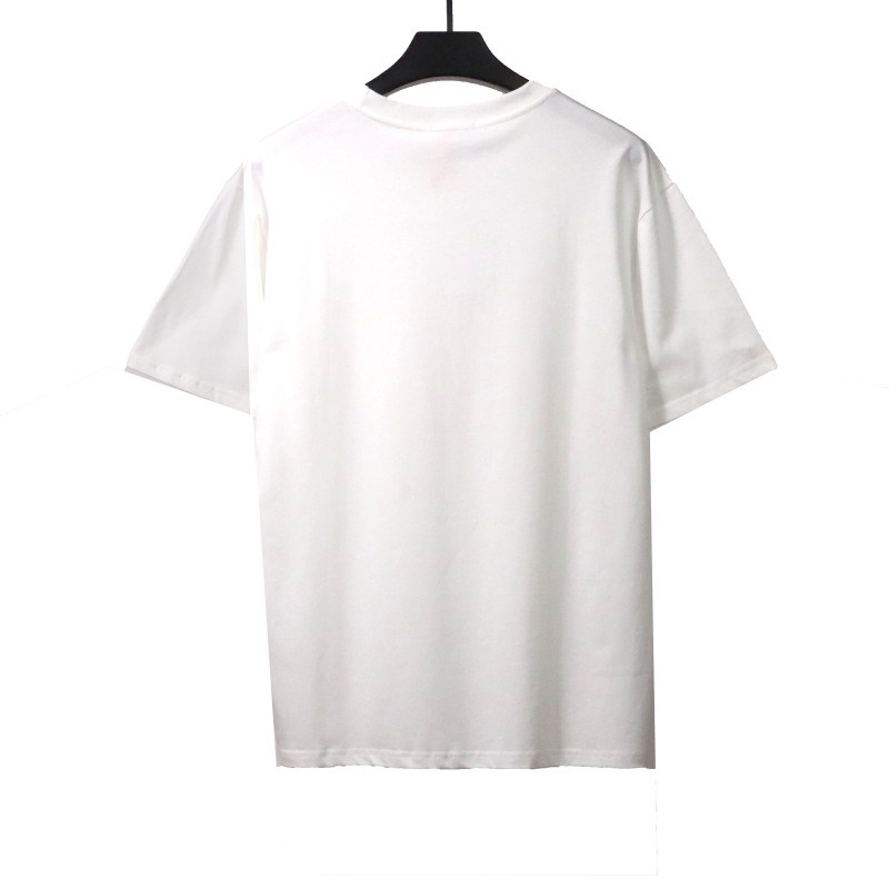 Givenchy hand-painted graffiti LOGO short-sleeved white T-Shirts