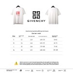 Givenchy hand-painted graffiti LOGO short-sleeved white T-Shirts