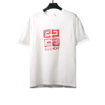 Givenchy hand-painted graffiti LOGO short-sleeved white T-Shirts