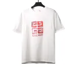  Givenchy hand-painted graffiti LOGO short-sleeved white T-Shirts