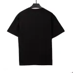  Givenchy hollow letter embroidered short-sleeved black T-Shirts