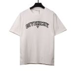 Givenchy hollow letter embroidered short-sleeved white T-Shirts