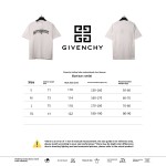 Givenchy hollow letter embroidered short-sleeved white T-Shirts