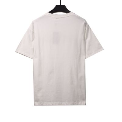 Givenchy hollow letter embroidered short-sleeved white T-Shirts 02