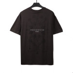  Givenchy octagonal star print round neck short-sleeved black T-Shirts
