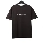  Givenchy octagonal star print round neck short-sleeved black T-Shirts