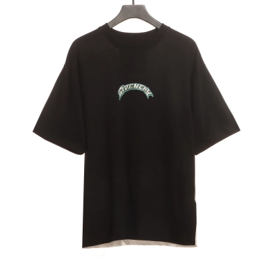 Givenchy splicing dragon year cartoon short sleeves T-Shirts 01