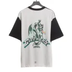 Givenchy splicing dragon year cartoon short sleeves T-Shirts