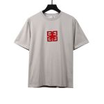Givenchy three-dimensional toothbrush bristle embroidered short-sleeved white T-Shirts