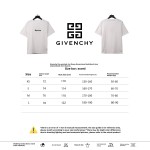  Givenchy three-dimensional toothbrush bristle embroidered short-sleeved white T-Shirts 2