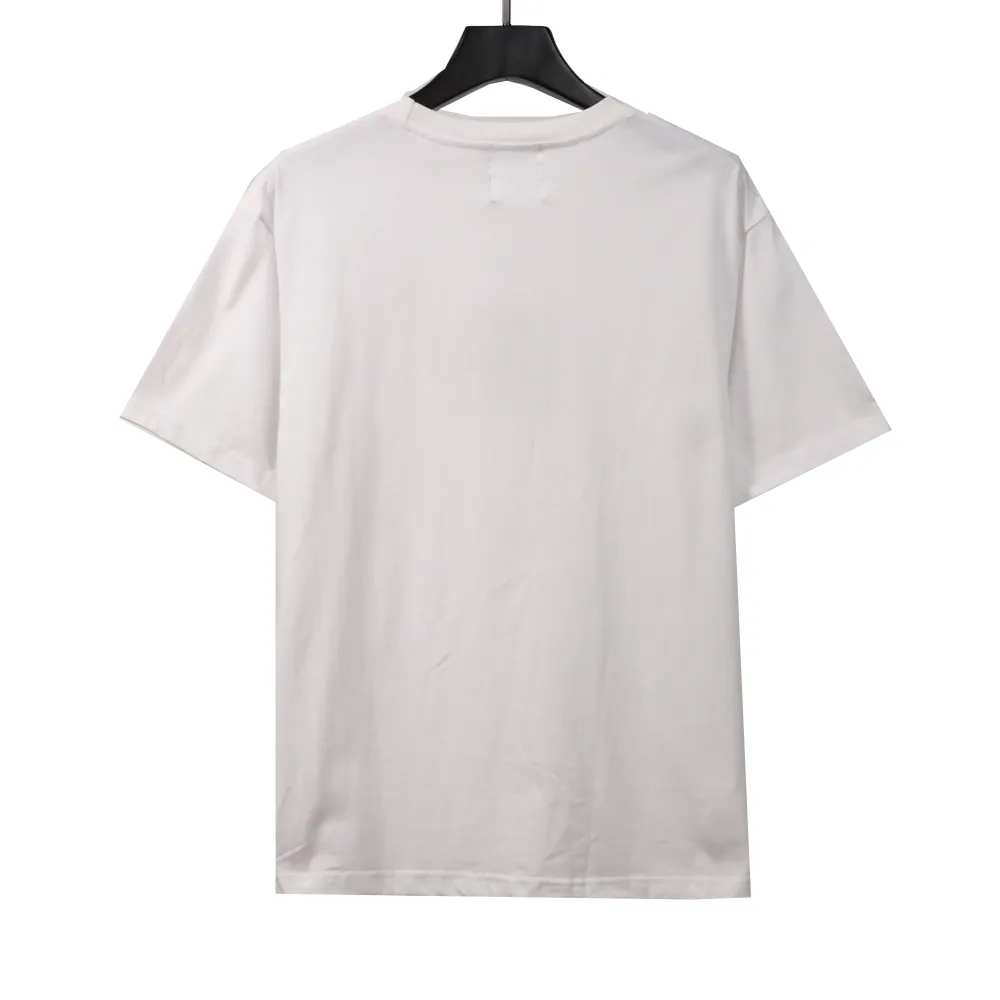  Givenchy three-dimensional toothbrush bristle embroidered short-sleeved white T-Shirts 2