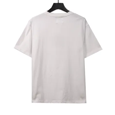  Givenchy three-dimensional toothbrush bristle embroidered short-sleeved white T-Shirts 2 02