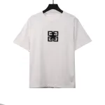  Givenchy three-dimensional toothbrush bristle embroidered short-sleeved white T-Shirts 2